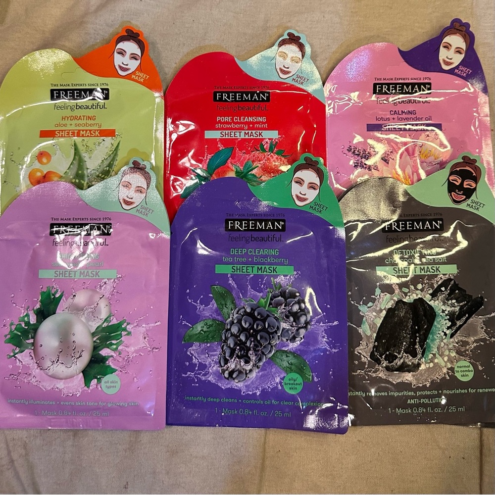 Freeman Sheet Mask Variety Pack
